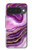 S3896 Stries d'or en marbre violet Etui Coque Housse pour Google Pixel 10, 10 Pro