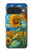 S4019 Tournesol style Van Gogh Etui Coque Housse pour Google Pixel 10, 10 Pro