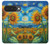 S4019 Tournesol style Van Gogh Etui Coque Housse pour Google Pixel 10, 10 Pro