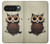 S0360 café Chouette Etui Coque Housse pour Google Pixel 10 Pro XL