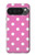 S2358 Rose à pois Etui Coque Housse pour Google Pixel 10 Pro XL