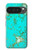 S2377 Turquoise Texture Motif imprimé Gemme Etui Coque Housse pour Google Pixel 10 Pro XL