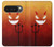S2454 Rouge mignon petit diable Dessin animé Etui Coque Housse pour Google Pixel 10 Pro XL