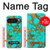 S2688 Aqua Copper Turquoise Graphic Gemme Etui Coque Housse pour Google Pixel 10 Pro XL