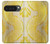S2713 Serpent jaune imprimé graphique Peau Etui Coque Housse pour Google Pixel 10 Pro XL