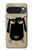 S2826 Mignon Noir Sheep Dormir Dessin Etui Coque Housse pour Google Pixel 10 Pro XL