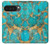 S2906 Aqua Turquoise Pierre Etui Coque Housse pour Google Pixel 10 Pro XL