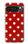 S2951 Rouge Pois Etui Coque Housse pour Google Pixel 10 Pro XL