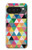 S3049 Triangles Couleurs vibrantes Etui Coque Housse pour Google Pixel 10 Pro XL