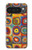 S3409 Carrés cercles concentriques Etui Coque Housse pour Google Pixel 10 Pro XL