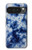 S3439 Tissu Indigo Tie Dye Etui Coque Housse pour Google Pixel 10 Pro XL
