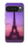 S3447 Paris Eiffel Le coucher du soleil Etui Coque Housse pour Google Pixel 10 Pro XL