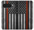 S3472 sapeur pompier Rouge mince ligne Drapeau Etui Coque Housse pour Google Pixel 10 Pro XL
