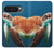 S3497 Vert tortue de mer Etui Coque Housse pour Google Pixel 10 Pro XL