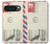 S3551 Art de l'millésimé de la poste enveloppe aérienne Etui Coque Housse pour Google Pixel 10 Pro XL