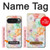S3705 Fleur florale pastel Etui Coque Housse pour Google Pixel 10 Pro XL