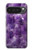 S3713 Graphique violet améthyste à quartz imprimé Etui Coque Housse pour Google Pixel 10 Pro XL