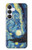 S0213 Van Gogh Starry Nights Etui Coque Housse pour Samsung Galaxy S25 FE
