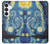 S0213 Van Gogh Starry Nights Etui Coque Housse pour Samsung Galaxy S25 FE