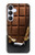 S0270 chocolat Etui Coque Housse pour Samsung Galaxy S25 FE