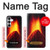 S0745 Volcan Lave Etui Coque Housse pour Samsung Galaxy S25 FE