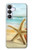 S1117 Étoiles de mer sur la plage Etui Coque Housse pour Samsung Galaxy S25 FE