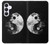 S1372 Lune Yin-Yang Etui Coque Housse pour Samsung Galaxy S25 FE