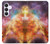S1963 Nébuleuse Arc en ciel espace Etui Coque Housse pour Samsung Galaxy S25 FE, S26 FE