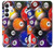 S2238 Billard Boule de billard Etui Coque Housse pour Samsung Galaxy S25 FE
