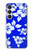 S2244 Motif Hawai Hibiscus Bleu Etui Coque Housse pour Samsung Galaxy S25 FE