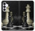 S2262 Roi d'échecs Etui Coque Housse pour Samsung Galaxy S25 FE, S26 FE