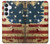 S2349 Old American Drapeau Etui Coque Housse pour Samsung Galaxy S25 FE