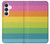 S2363 Arc en ciel Motif Etui Coque Housse pour Samsung Galaxy S25 FE