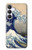 S2389 Hokusai La grande vague de Kanagawa Etui Coque Housse pour Samsung Galaxy S25 FE
