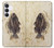 S2562 fossile poisson Etui Coque Housse pour Samsung Galaxy S25 FE, S26 FE