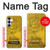 S2618 Un Kilo Lingot d'or Etui Coque Housse pour Samsung Galaxy S25 FE