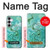 S2653 Dragon Vert Turquoise Pierre Graphique Etui Coque Housse pour Samsung Galaxy S25 FE