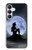 S2668 Silhouette sirène Lune Nuit Etui Coque Housse pour Samsung Galaxy S25 FE