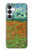 S2681 Champ de coquelicots Vincent Van Gogh Etui Coque Housse pour Samsung Galaxy S25 FE