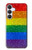 S2683 Arc en ciel Fierté LGBT Drapeau Etui Coque Housse pour Samsung Galaxy S25 FE