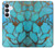 S2685 Aqua Turquoise imprimé graphique Gemme Etui Coque Housse pour Samsung Galaxy S25 FE