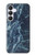 S2799 Lumière Bleu Marbre Pierre Imprimé Graphique Etui Coque Housse pour Samsung Galaxy S25 FE