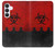 S2917 Biohazards Virus Alert Rouge Etui Coque Housse pour Samsung Galaxy S25 FE