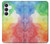 S2945 Aquarelle colorée Etui Coque Housse pour Samsung Galaxy S25 FE
