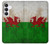 S2976 Pays de Galles Football Football Drapeau Etui Coque Housse pour Samsung Galaxy S25 FE