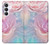 S3050 Pastel Fleurs millésimé Etui Coque Housse pour Samsung Galaxy S25 FE