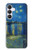 S3336 Van Gogh Nuit étoilée sur le Rhône Etui Coque Housse pour Samsung Galaxy S25 FE