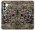 S3394 Graffiti mur Etui Coque Housse pour Samsung Galaxy S25 FE