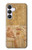 S3398 Egypte Stela Montouhotep Etui Coque Housse pour Samsung Galaxy S25 FE