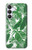 S3457 Papier Palm Monstera Etui Coque Housse pour Samsung Galaxy S25 FE